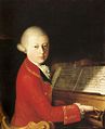 Wolfang Amadeus Mozart, age 14, in Verona by Saverio dalla Rosa, 1770. (Courtesy of Wiki Commons)