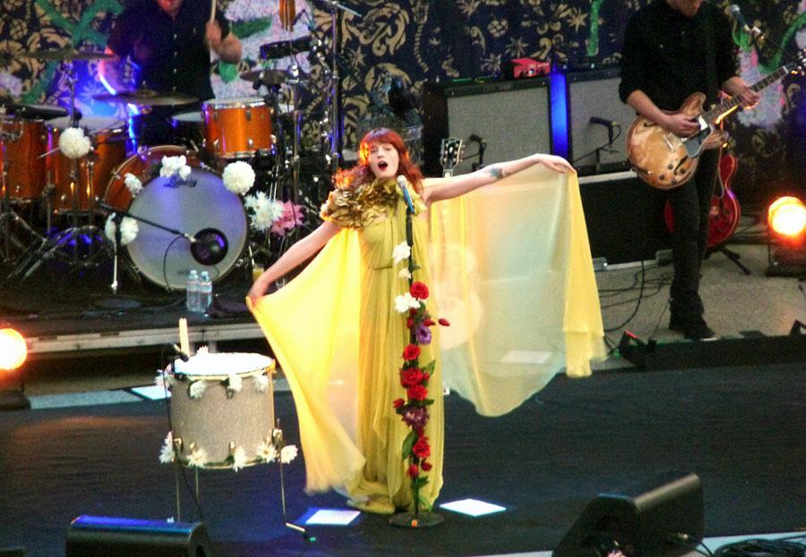 Florence and the Machine perform at the Greek theare in Berkeley June 12, 2011. (Courtesy of Wikimedia Commons)