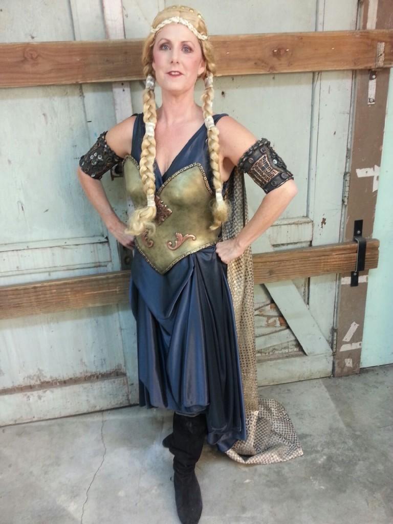 Lori Rogala dressed as a Valkyrie (Courtesy of Lori Rogala).