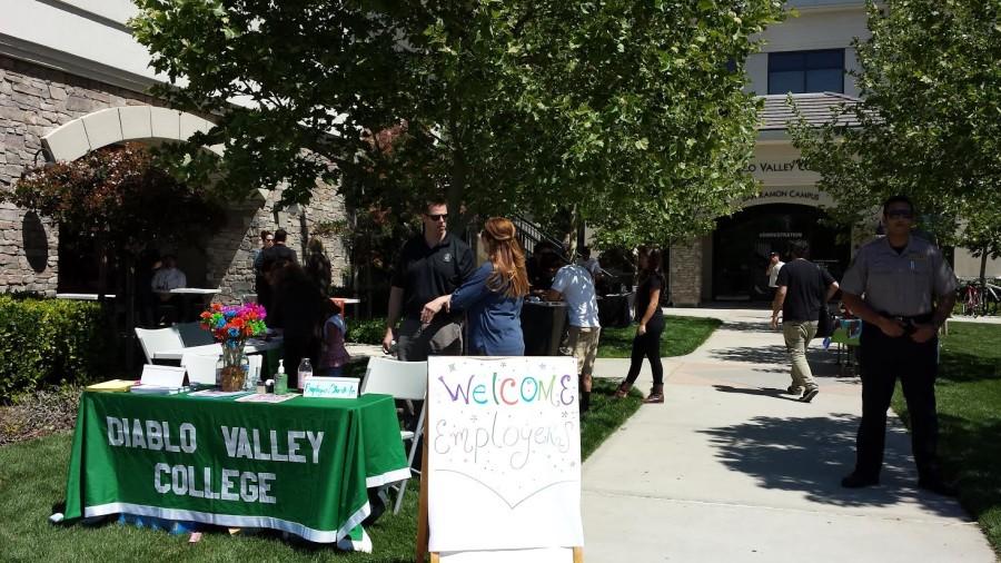 Sarah Boland  was one of coordinators for the job fair at DVCs San Ramon Campus on April 29, 2014.