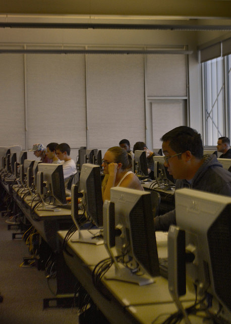 Computer Science students in Cheryl Martuccis software lab class may have a new transfer degree option to consider by next fall.   Inquirer/Kendall Brescia