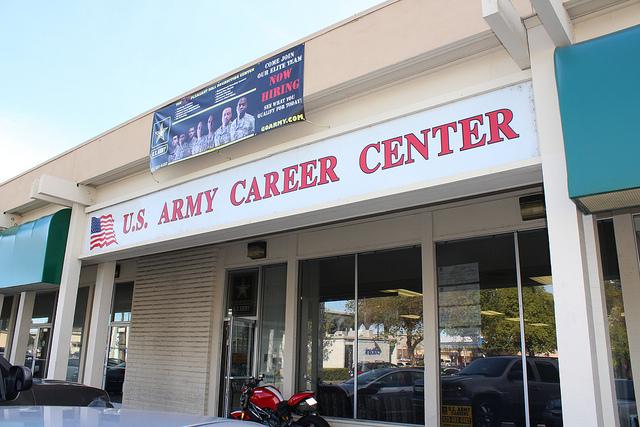 U.S Army Career Center located on Contra Costa Blvd. near Diablo Valley College.