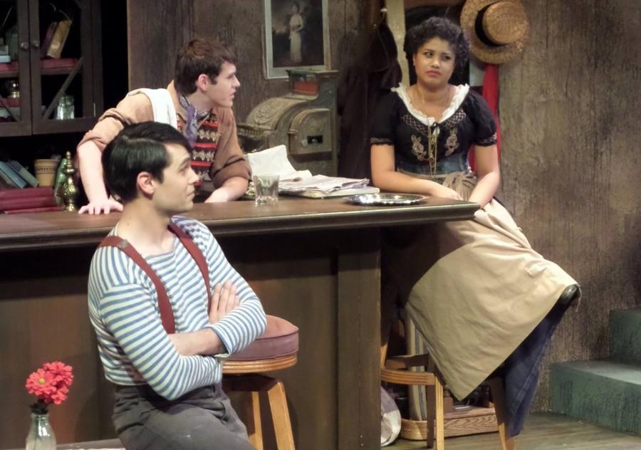 Kieran Philippe Cross and Gabie Madison are in Picasso at the Lapin Agile.