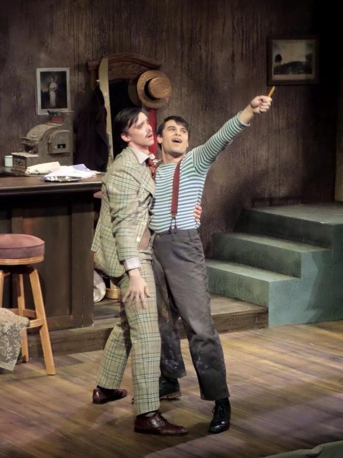 Dan Cassilagio and Justin E. Johnson star in Picasso at the Lapin Agile.