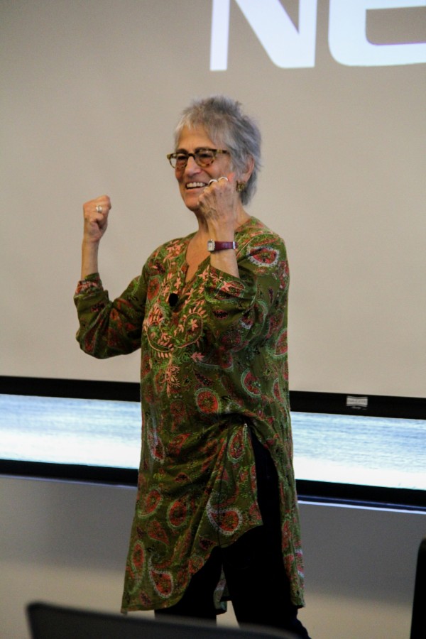 Linda Gordon gives a lecture to DVC students on March 18 about her 2009 book, Dorothea Lange: A Life Beyond Limits as part of DVCs speaker series for Womens History Month.