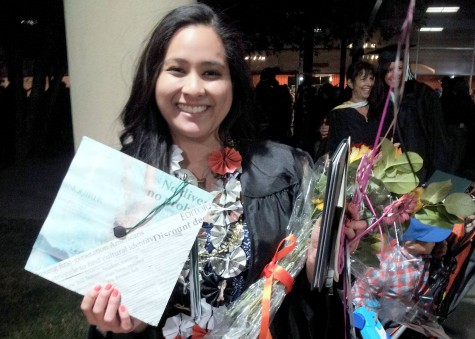 Rachel Reyes earned DVCs first journalism transfer degree.