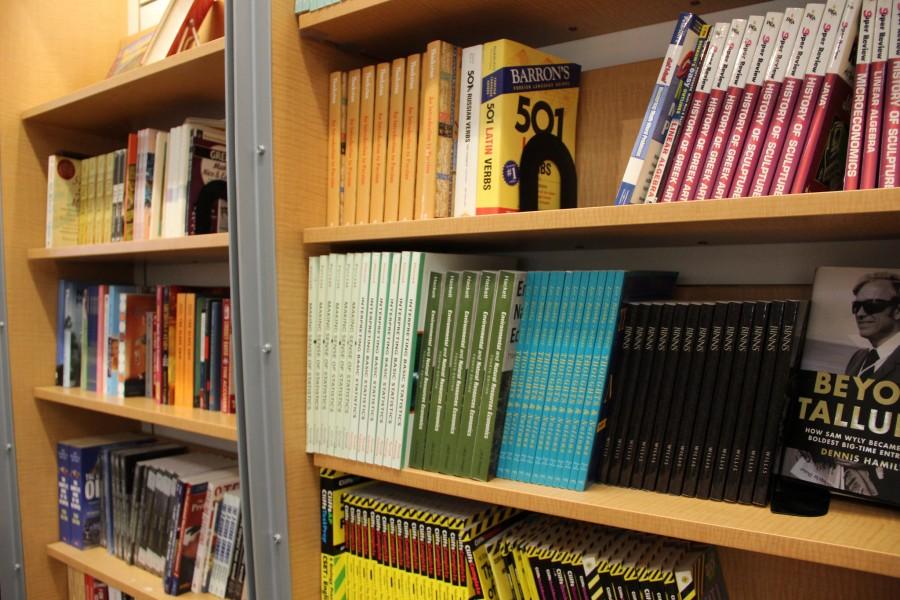 Textbooks on sale in the campus bookstore can be an extremely expensive option. 