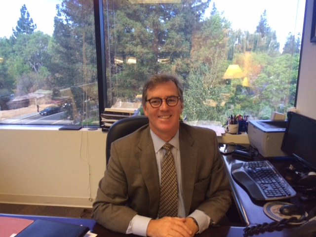 Senior Vice President of Academic Affairs and Dean of the College of Law at John F. Kennedy University discusses the value of a legal education at his office on the Pleasant Hill, California campus on Sept. 28,2015.