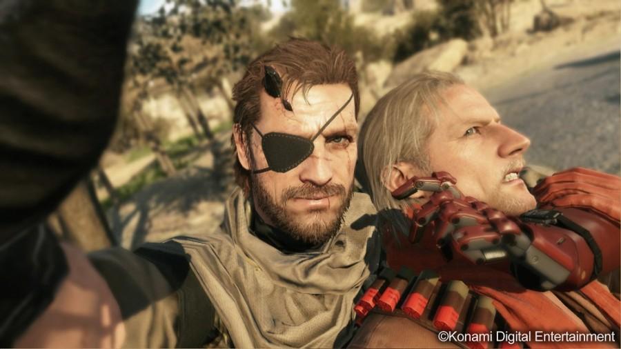 Big Boss (left) teams up with Ocelot (right) to build a mercenary force for hire.