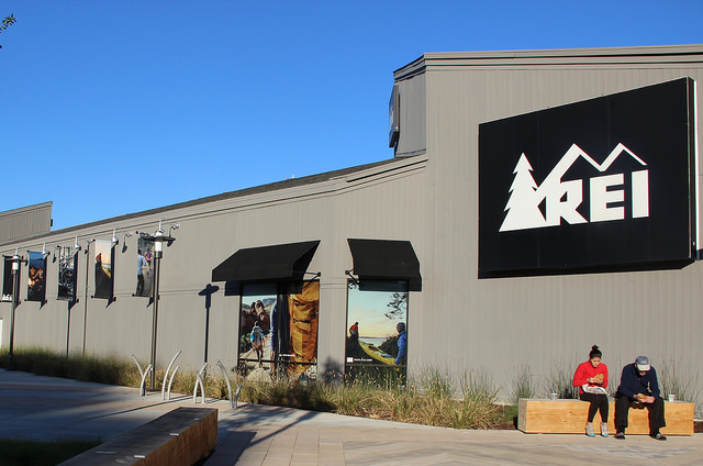 REI store in the Willows Shopping Center, Concord Ca, taken Nov. 11th 2015