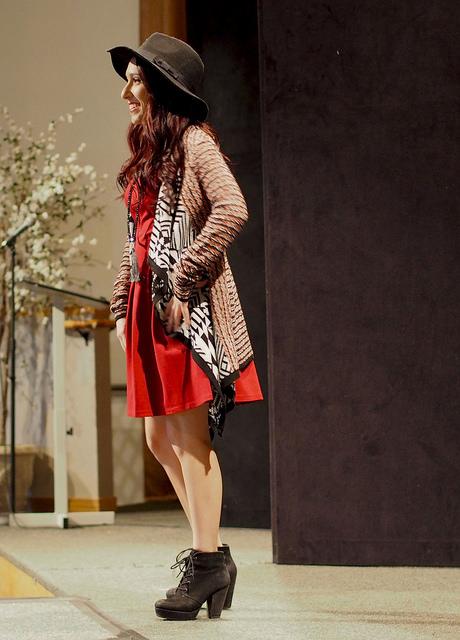 Model shows off the latest fashion trends at the One Bread Fashion Show Benefit in Pleasant Hill, Saturday, Nov. 21
