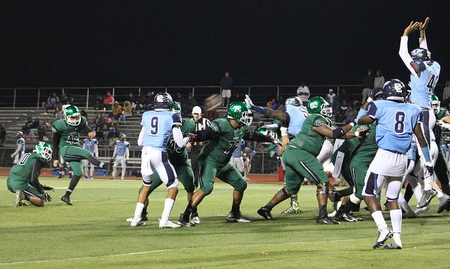 The DVC Vikings football game against the CCC Comets on Nov. 4