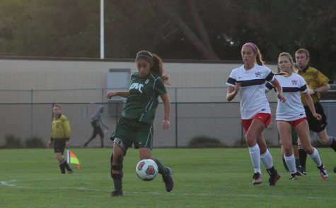 ARC tries to catch up as Marlene Huerta kicks the ball.