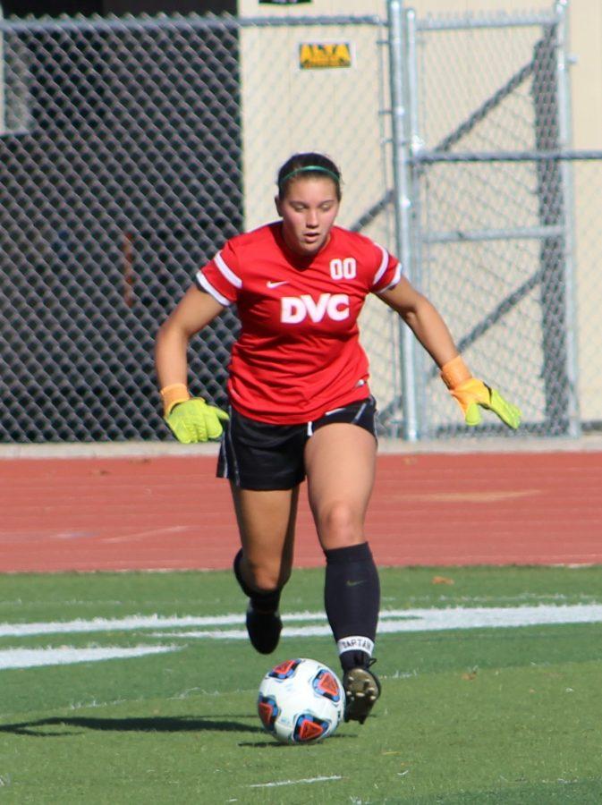 Goalkeeper Katie McLaughlin.