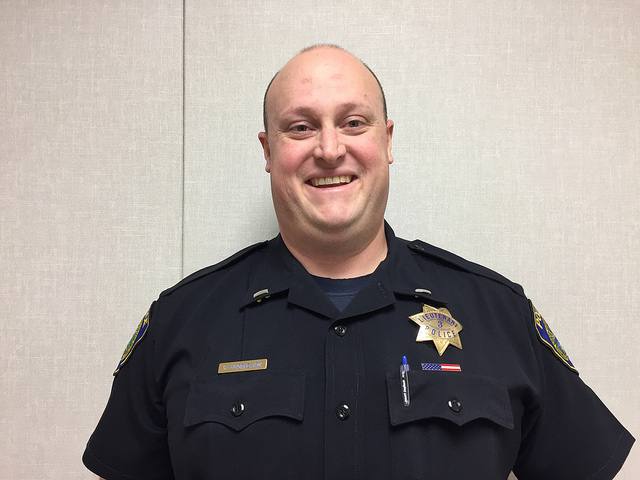 Lieutenant Ryan Huddleston, of DVC Police, offers services for students in need on campus.