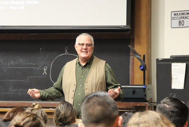 Social science instructor Scott Macdougall during a lecture on Feb.7, 2017