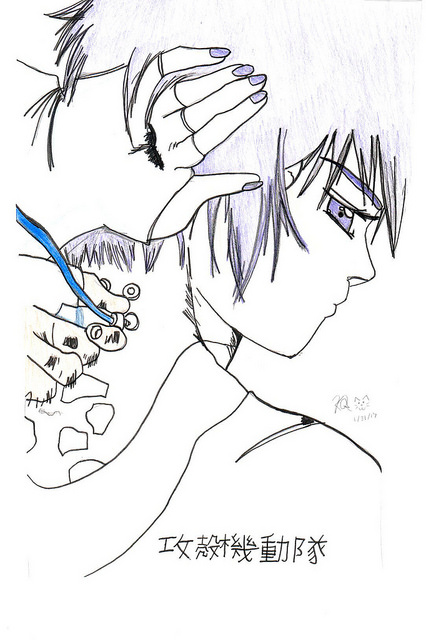 Fan art of 'Ghost in the Shell'