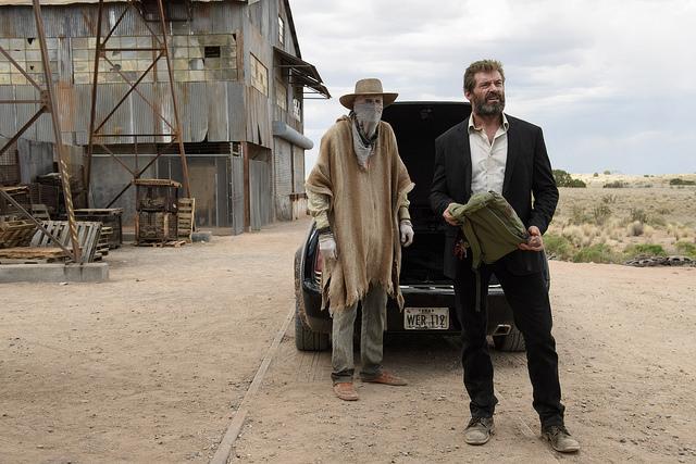 DF-03259 - Caliban (Stephen Merchant) and Logan (Hugh Jackman) in LOGAN.