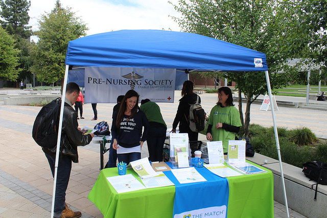 Members of DVCs Pre-Nursing society held a bone marrow drive on Wednesday, April 12 at the Commons.