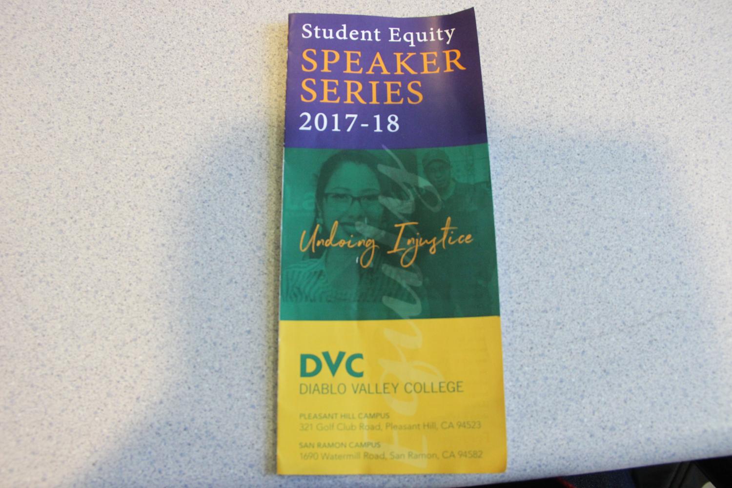 Pick up a Speaker Series pamphlet at any DVC newsstand!