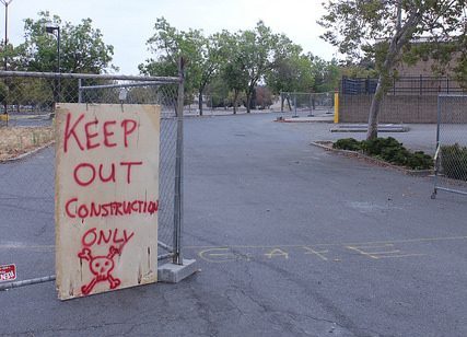 The current state of construction of Diablo Valley Plaza.