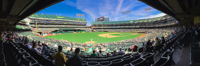 Oakland Coliseum on June 2, 2016.  Photo courtesy of Charlie Day ©DaytimeStudios (CC-by-ND-2.0)