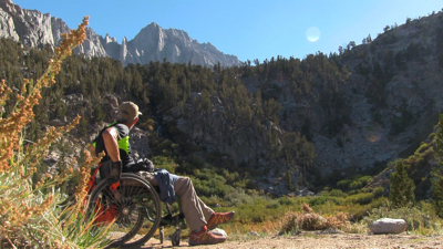 Livermore adventurer Bob Coomber faces a big hiking challenge in the Sierra Nevada in 4 Wheel Bob. (Courtesy of Tritone Films)