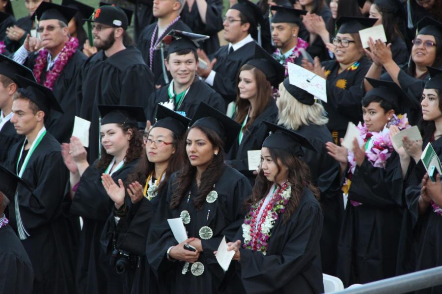 Diablo Valley College graduation on May 21, 2015 at Viking Stadium.

File photo/Inquirer

