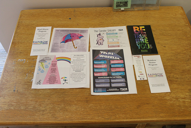 Rainbow Community Center Fliers for the LGBTQ+ workshop
Taken By Deandra Procassini on October 23, 2017