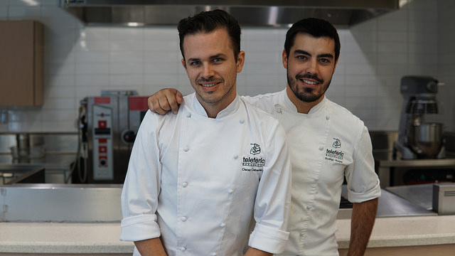 Chefs Oscar Cabezas (left) and Rodrigo Vazquez (right).