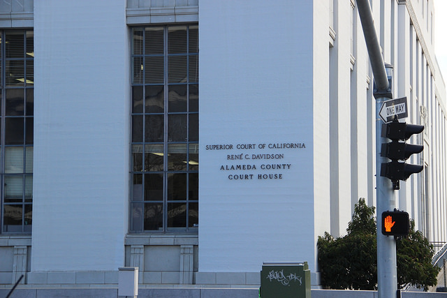 Alameda County Court House in Oakland, California on Feb. 22, 2018.