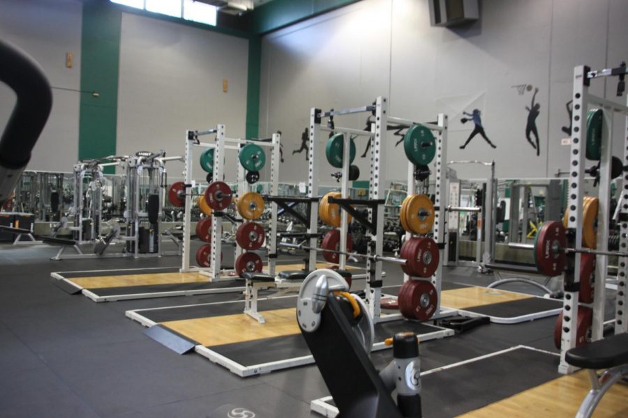 Inside Diablo Valley Colleges Fitness Center at the Pleasant Hill campus. 