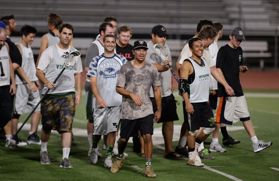 DVC lacrosse Alumni walking off the field post Alumni Game, Aug. 2017 (Courtesy of DVC Lacrosse Club)