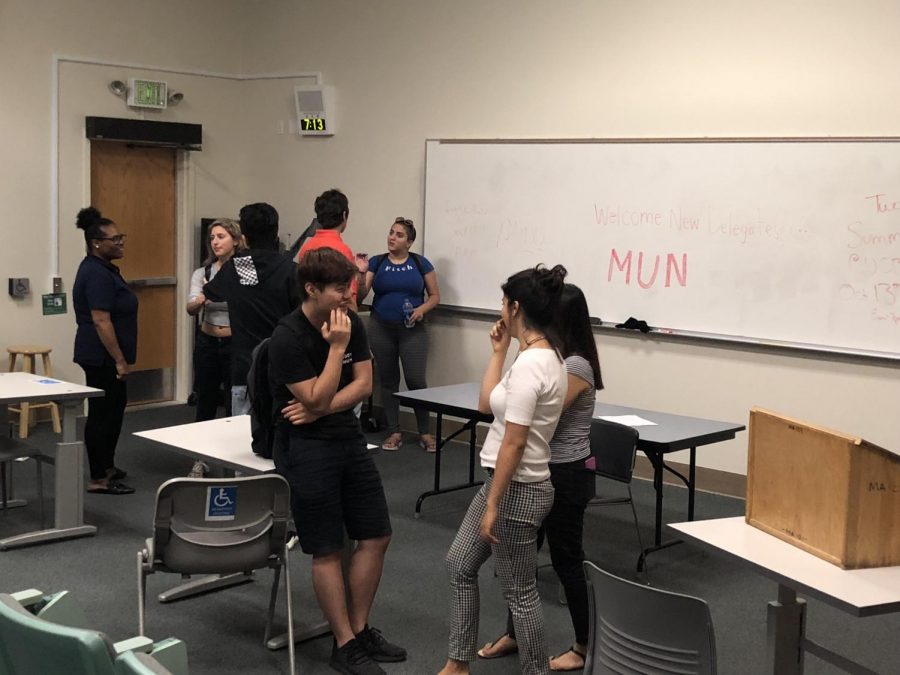 DVC Model United Nations club meeting 9/25/2018. (Sean McKenna/The Inquirer)