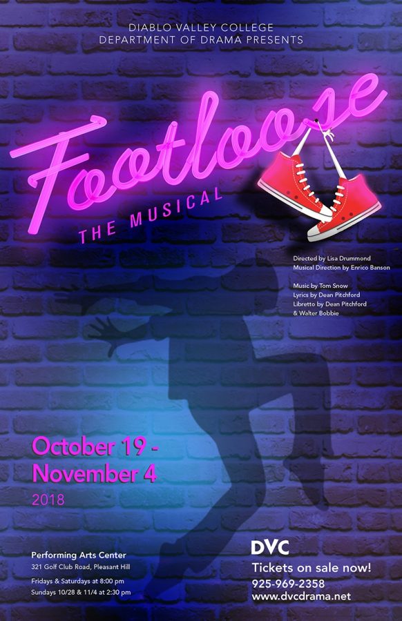 The poster for Footloose The Musical, which shows on Oct. 19 to Nov. 4 by the DVCs Drama Department.  (Courtesy of Lisa Drummond)