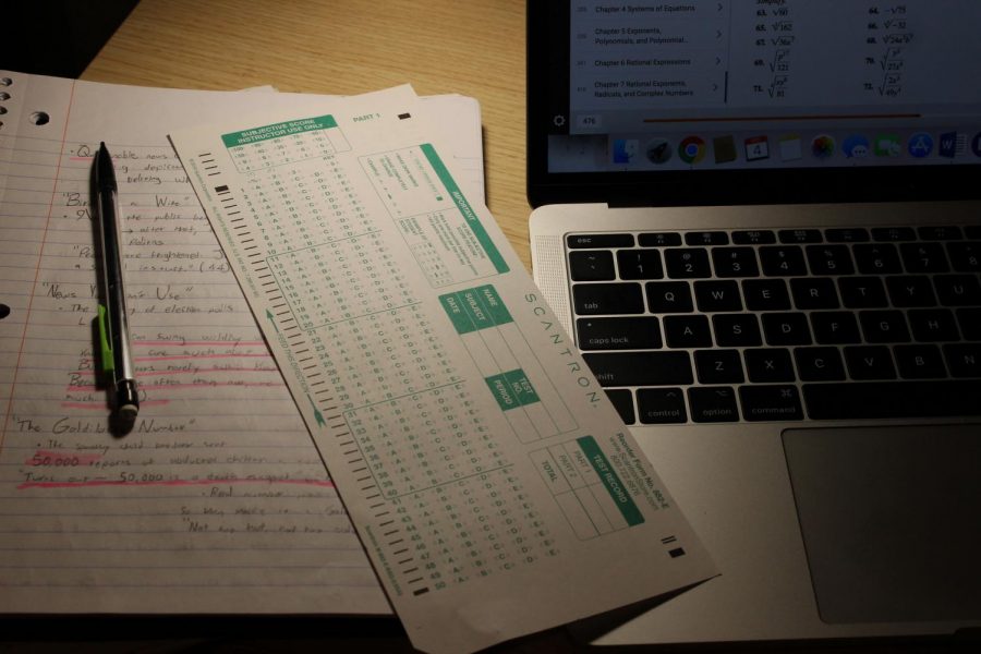 Another tip is to make sure you have all of the scantrons and blue books before you go to your final exam. (Emma Hall/The Inquirer) 