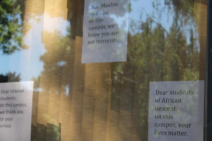 Susan Lamb discussed the idea of posting messages of affirmation around campus, similar to the messages printed outside faculty offices. (Inquirer stock photo).