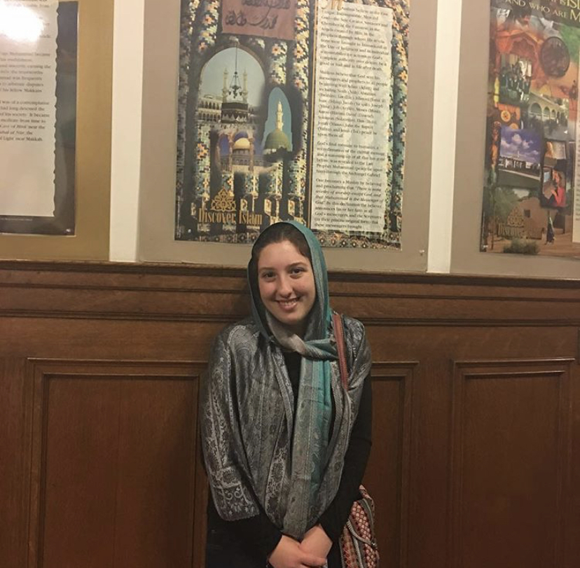 Aryana Hadjimohammadi at Islamic Cultural Center of Northern California in Oakland in 2017. (Photo courtesy of Aryana Hadjimohammadi). 