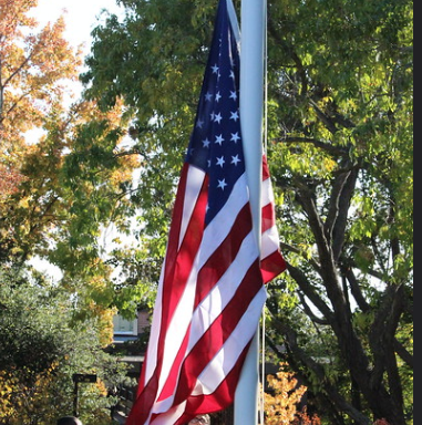 Every year for Veterans' Day, the DVC hosts a flag raising event to honor veteran students. (The Inquirer file photo).