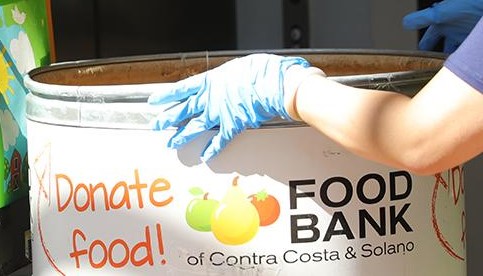 Food Banks, as an essential resource, remain open. (Photo courtesy of Diablo Valley College)