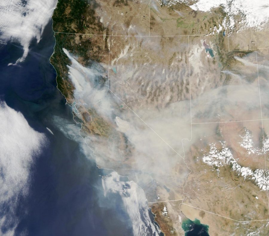 Californias+coast+as+of+Sept.+7%2C+2020.+Photo+courtesy+of+NASAs+Earth+Observatory.