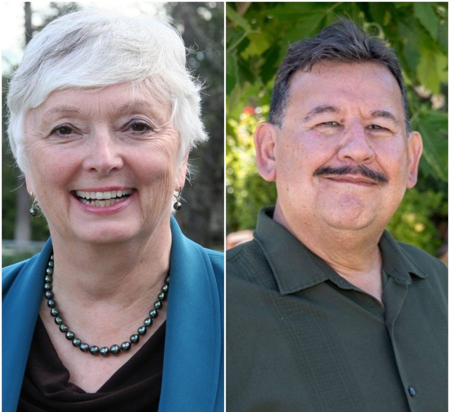 Recently+elected+Trustees+Judy+Walters+and+Fernando+Sandoval.