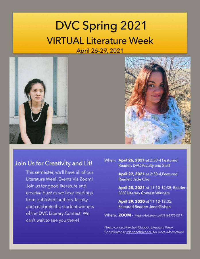 DVC Literature Week Flyer