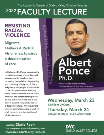 “Rigorous Racial Critique”: DVC Faculty Lecturer Dr. Albert Ponce Tackles Racial Inequalities