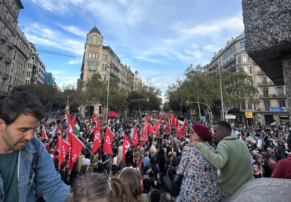 Letter From Barcelona: Protesters Demand Peace in the Israeli-Palestinian Conflict
